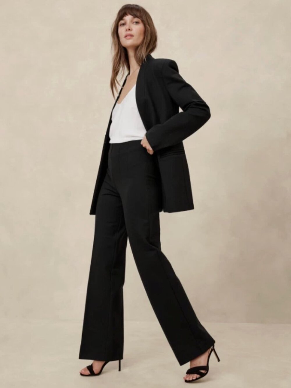 BANANA REPUBLIC High Rise Ponte Straight Pant (PLUS)